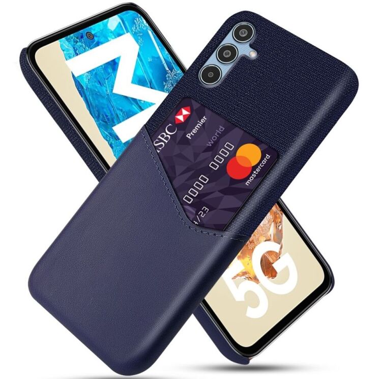 Защитный чехол KSQ Business Pocket для Samsung Galaxy M35 (M356) - Blue: фото 1 из 4