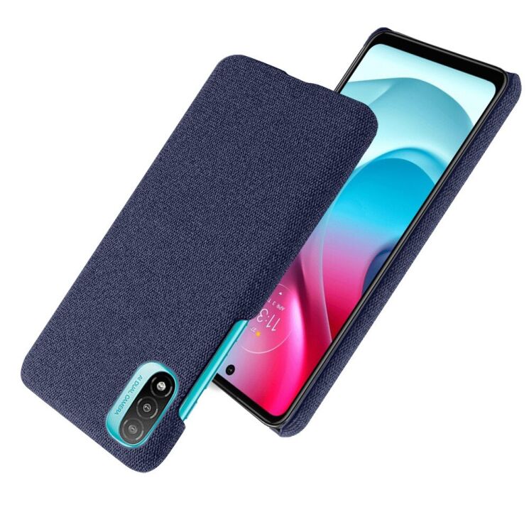 Защитный чехол KSQ Cloth Style для Motorola Moto E20 / E40 - Blue: фото 3 из 6
