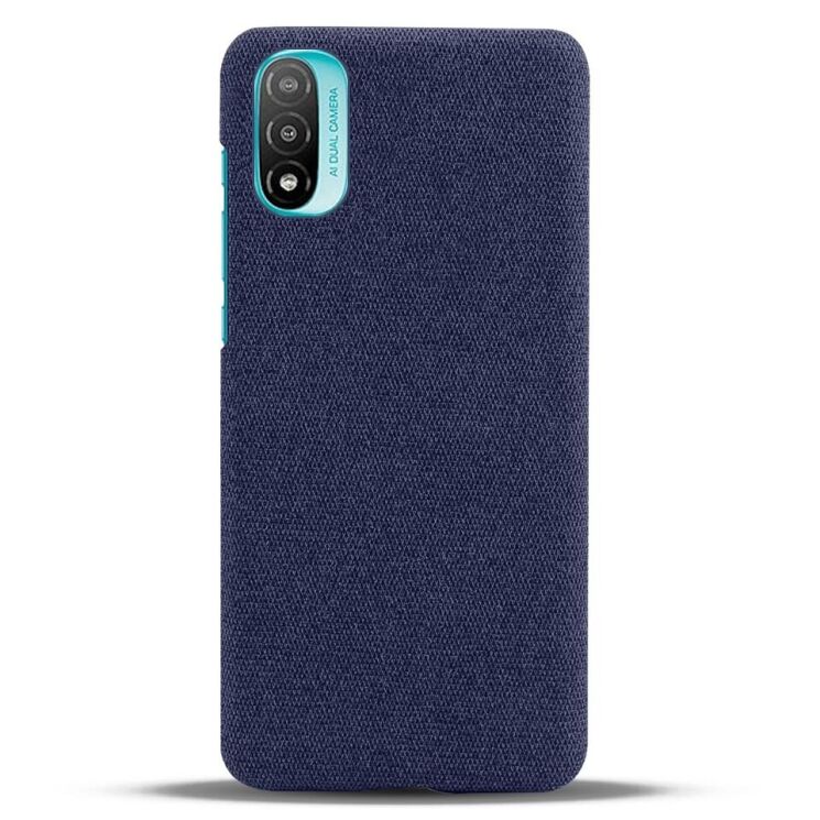 Защитный чехол KSQ Cloth Style для Motorola Moto E20 / E40 - Blue: фото 2 из 6
