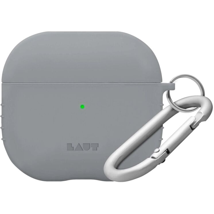 Защитный чехол Laut POD для Apple AirPods 4 - Gray: фото 1 из 4