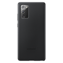 Защитный чехол Leather Cover для Samsung Galaxy Note 20 (N980) EF-VN980LBEGRU - Black: фото 1 из 6