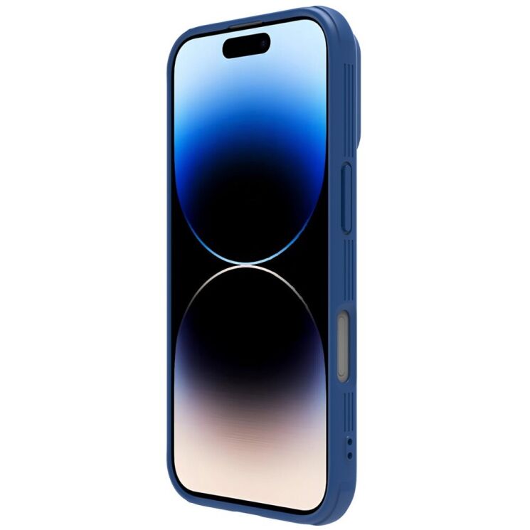 Защитный чехол NILLKIN CamShield Pro для Apple iPhone 16 Plus - Blue: фото 4 из 16