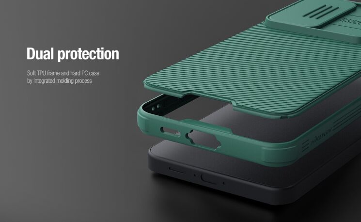 Защитный чехол NILLKIN CamShield Pro для Samsung Galaxy S24 FE (S721) - Black: фото 9 из 20