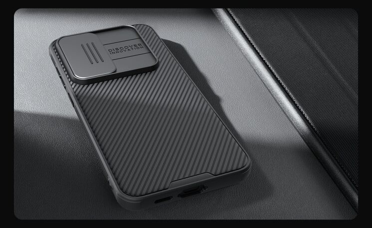 Защитный чехол NILLKIN CamShield Pro для Samsung Galaxy S24 FE (S721) - Black: фото 19 из 20