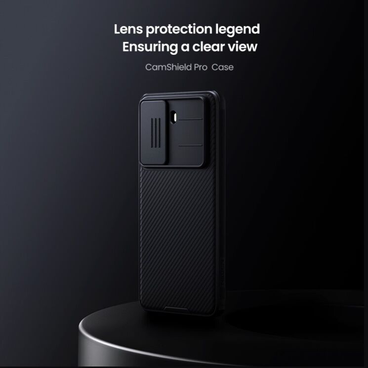 Защитный чехол NILLKIN CamShield Pro для Xiaomi Poco X7 Pro - Black: фото 6 из 17