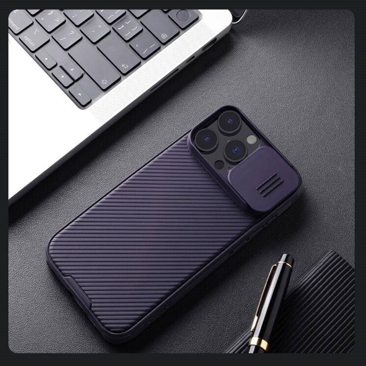 Защитный чехол NILLKIN CamShield Pro (with MagSafe Support) для Apple iPhone 16 Pro - Black: фото 18 из 19