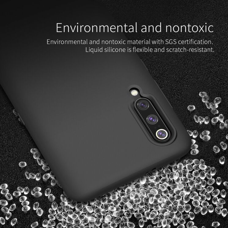 Защитный чехол NILLKIN Flex Pure Series для Xiaomi Mi 9 - Black: фото 6 из 15