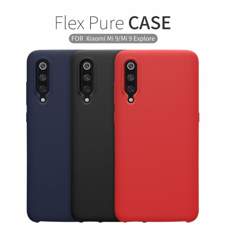 Защитный чехол NILLKIN Flex Pure Series для Xiaomi Mi 9 - Black: фото 4 из 15