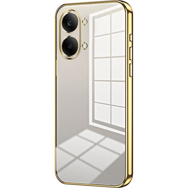 Защитный чехол Reframe Electroplating Frame для Xiaomi Poco X8 Pro Max - Gold: фото 1 из 7