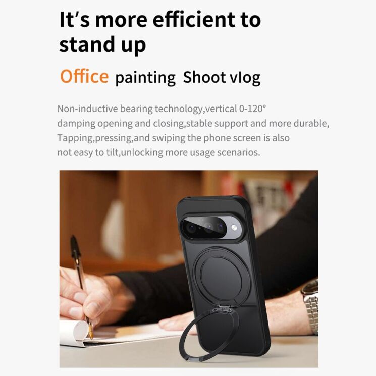 Захисний чохол Reframe Mag Stand для Google Pixel 10 / 10 Pro - Black: фото 8 з 9