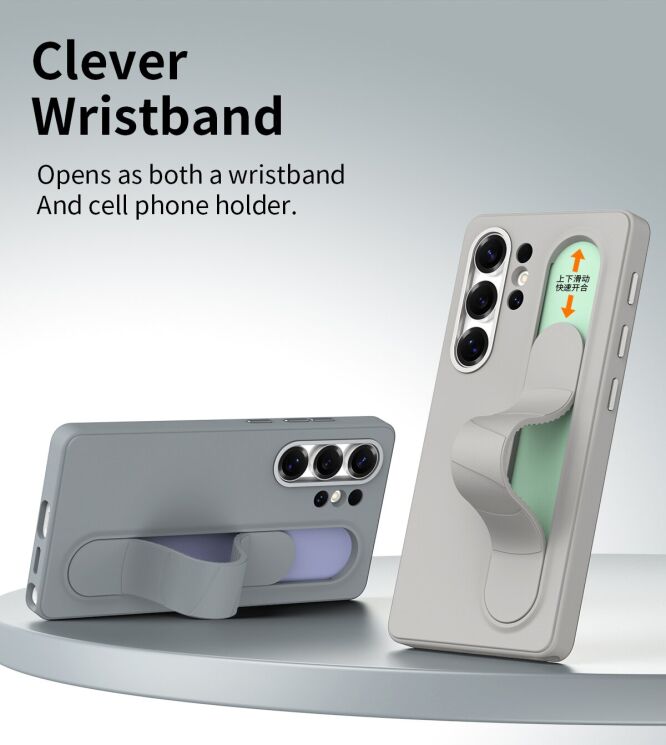 Захисний чохол Reframe Standing Grip для Samsung Galaxy S23 Ultra (S918) - Dark Grey (321089DH) Захисний чохол Reframe Standing Grip для Samsung Galaxy S23 Ultra (S918) - Dark Grey: фото 4 з 13