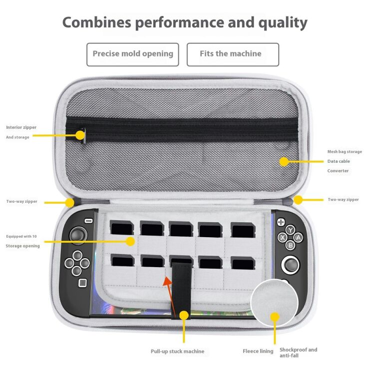 Защитный чехол Reframe Storage Bag для Nintendo Switch 2 - Gray: фото 2 из 8