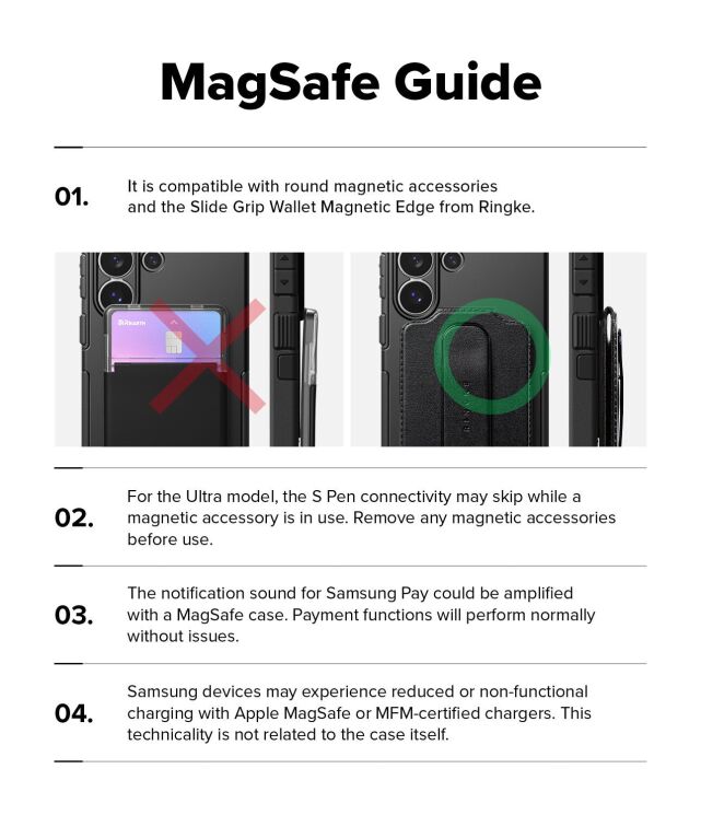 Защитный чехол Ringke Alles Magnetic (FP) для Samsung Galaxy S26 Ultra (S948) 8800328816053 - Black: фото 13 из 17