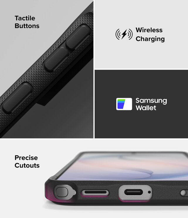 Защитный чехол Ringke Fusion Bold для Samsung Galaxy S26 Ultra (S948) 8800328814547 - Black: фото 14 из 16