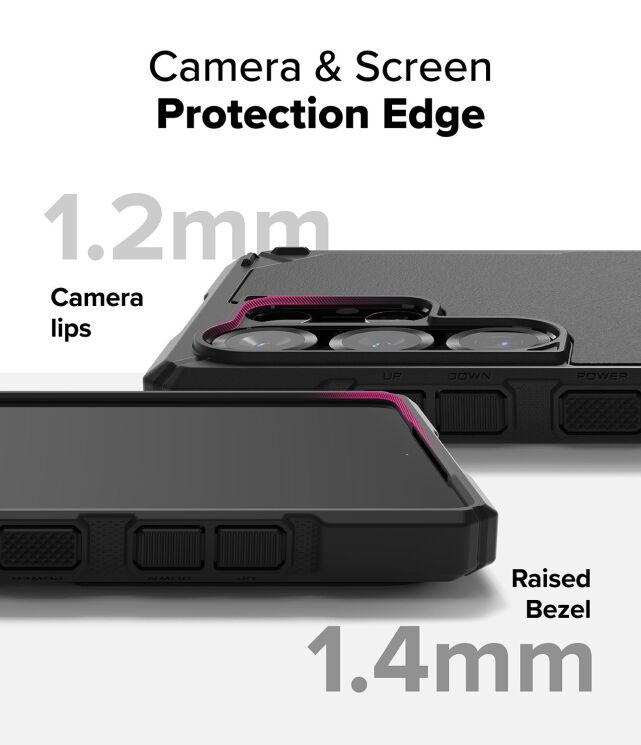 Защитный чехол Ringke Rugged Gear Magnetic для Samsung Galaxy S25 Ultra (S938) 8800274969414 - Black: фото 12 из 19