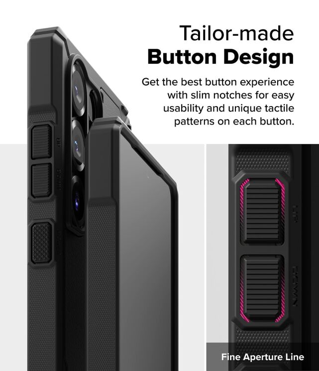 Защитный чехол Ringke Rugged Gear Magnetic для Samsung Galaxy S25 Ultra (S938) 8800274969414 - Black: фото 15 из 19