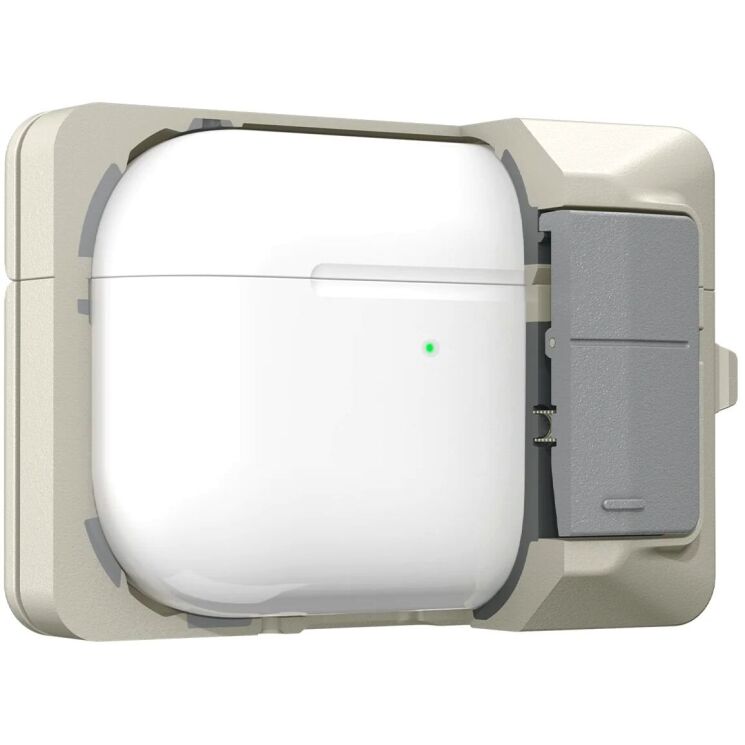 Защитный чехол Spigen Classic LS (FH) для AirPods Pro 3 - Stone (390185SC) Защитный чехол Spigen Classic LS (FH) для AirPods Pro 3 - Stone: фото 12 из 18
