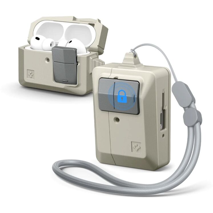 Защитный чехол Spigen Classic LS (FH) для AirPods Pro 3 - Stone (390185SC) Защитный чехол Spigen Classic LS (FH) для AirPods Pro 3 - Stone: фото 2 из 18