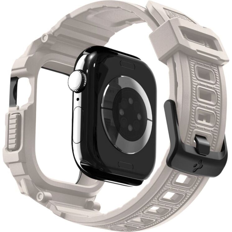 Захисний чохол Spigen Rugged Armor Pro 2 для Apple Watch 10 / 11 42 mm (ACS10496) - Dune Beige: фото 4 з 16