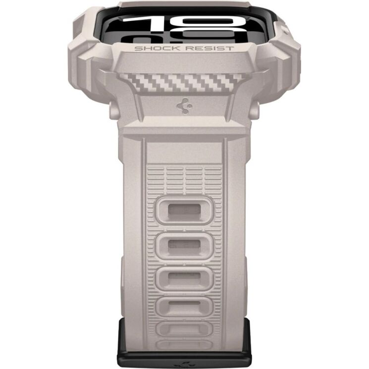Захисний чохол Spigen Rugged Armor Pro 2 для Apple Watch 10 / 11 42 mm (ACS10496) - Dune Beige: фото 7 з 16