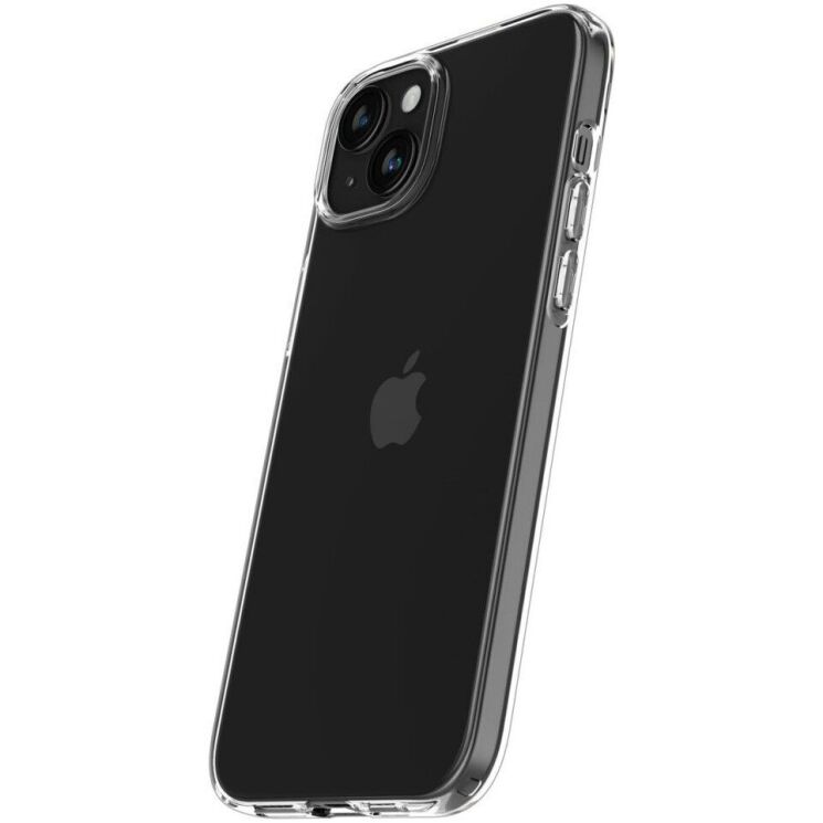 Защитный чехол Spigen (SGP) Crystal Flex для Apple iPhone 15 Plus - Crystal Clear: фото 9 из 10