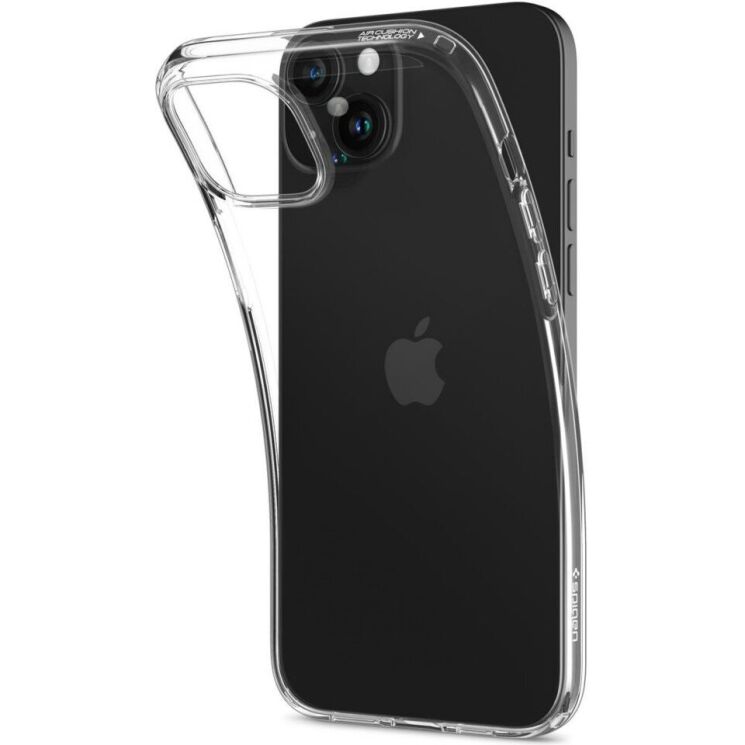 Защитный чехол Spigen (SGP) Crystal Flex для Apple iPhone 15 Plus - Crystal Clear: фото 6 из 10
