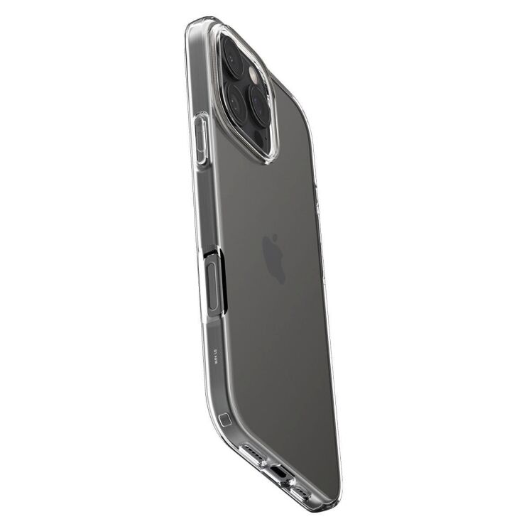 Защитный чехол Spigen Crystal Flex для iPhone 16 Pro (ACS08159) - Crystal Clear: фото 6 из 7