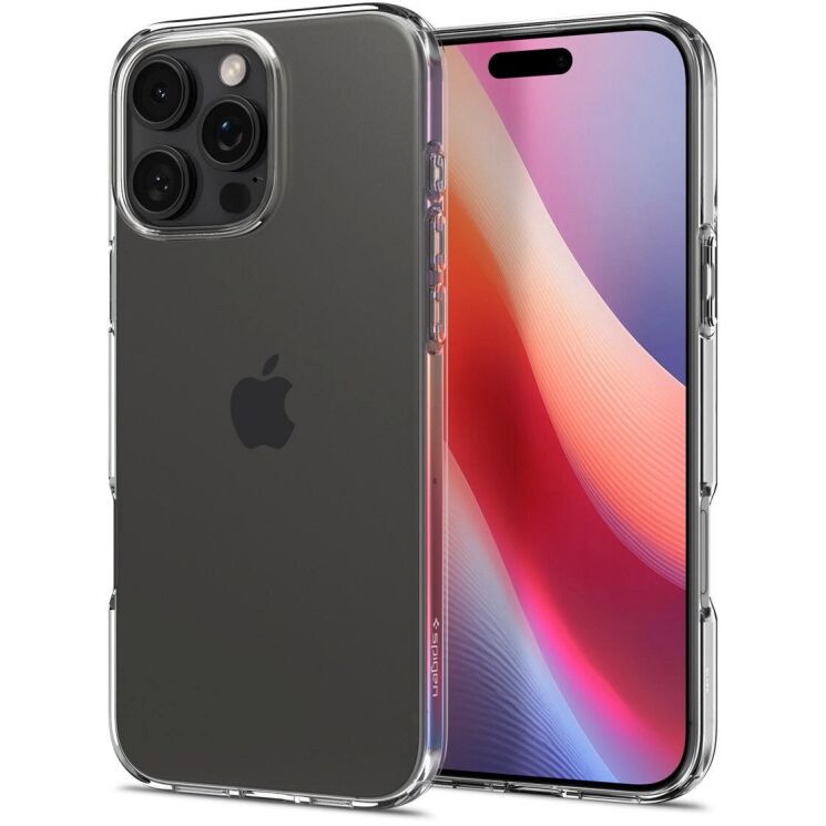 Защитный чехол Spigen Crystal Flex для iPhone 16 Pro (ACS08159) - Crystal Clear: фото 1 из 7