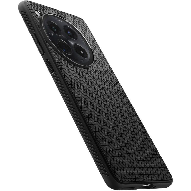 Захисний чохол Spigen (SGP) Liquid Air для OnePlus 12 (ACS07375) - Matte Black: фото 3 з 18