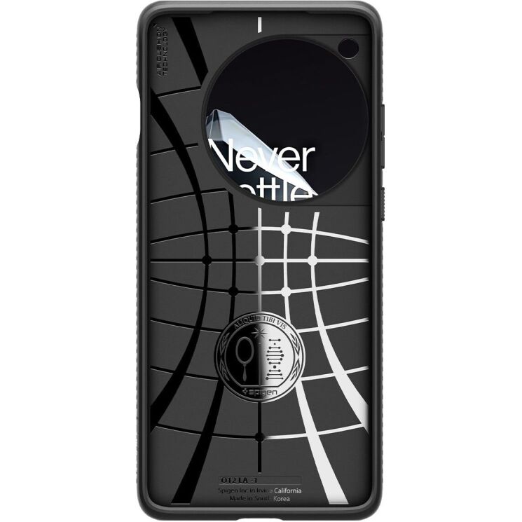 Захисний чохол Spigen (SGP) Liquid Air для OnePlus 12 (ACS07375) - Matte Black: фото 8 з 18
