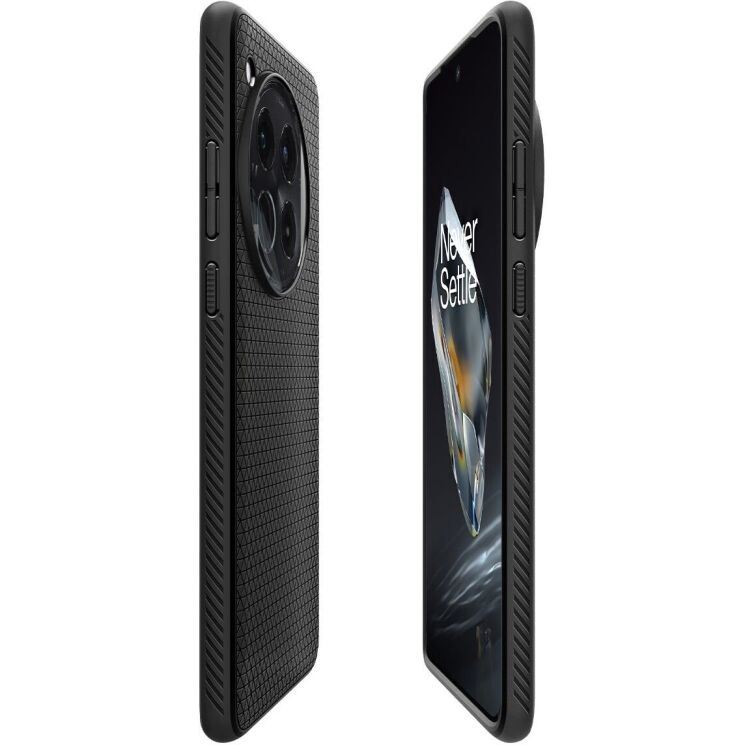 Захисний чохол Spigen (SGP) Liquid Air для OnePlus 12 (ACS07375) - Matte Black: фото 10 з 18