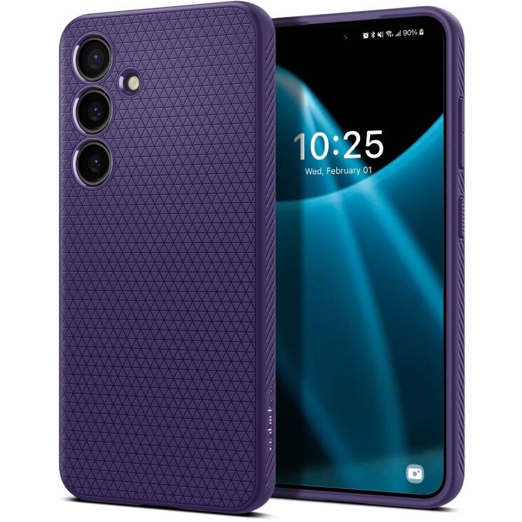 Защитный чехол Spigen (SGP) Liquid Air для Samsung Galaxy S24 (S921) - Deep Purple: фото 1 из 18