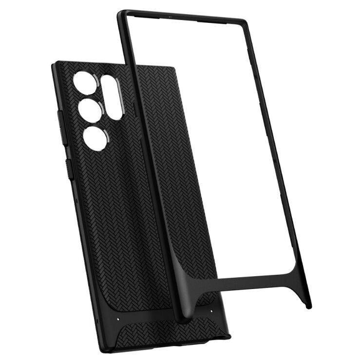 Защитный чехол Spigen (SGP) Neo Hybrid для Samsung Galaxy S22 Ultra (S908) - Gunmetal: фото 2 из 11