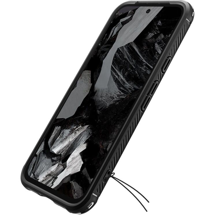 Захисний чохол Spigen (SGP) Rugged Armor для Google Pixel 8A - Matte Black: фото 6 з 16