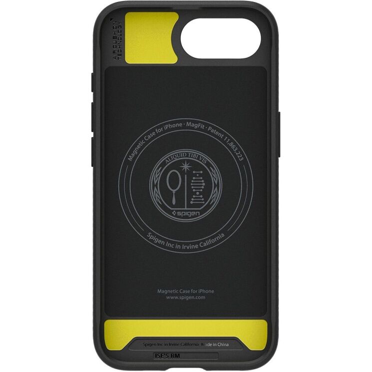 Защитный чехол Spigen (SGP) Rugged Armor (MagFit) для Apple iPhone 16e (ACS09152) - Matte Black: фото 3 из 16
