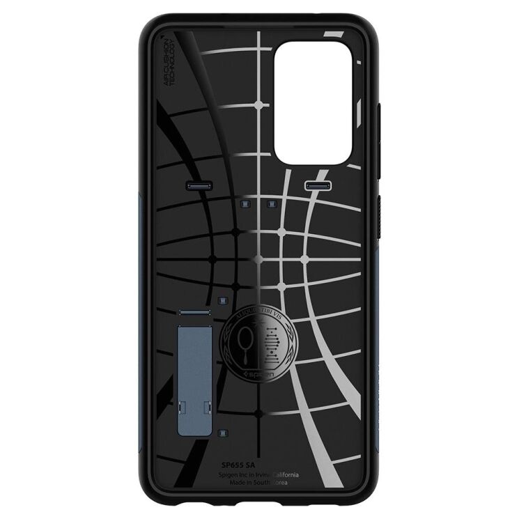Защитный чехол Spigen (SGP) Slim Armor для Samsung Galaxy A52 (A525) - Metal Slate: фото 6 из 8