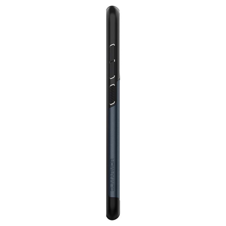Защитный чехол Spigen (SGP) Slim Armor для Samsung Galaxy A52 (A525) - Metal Slate: фото 7 из 8