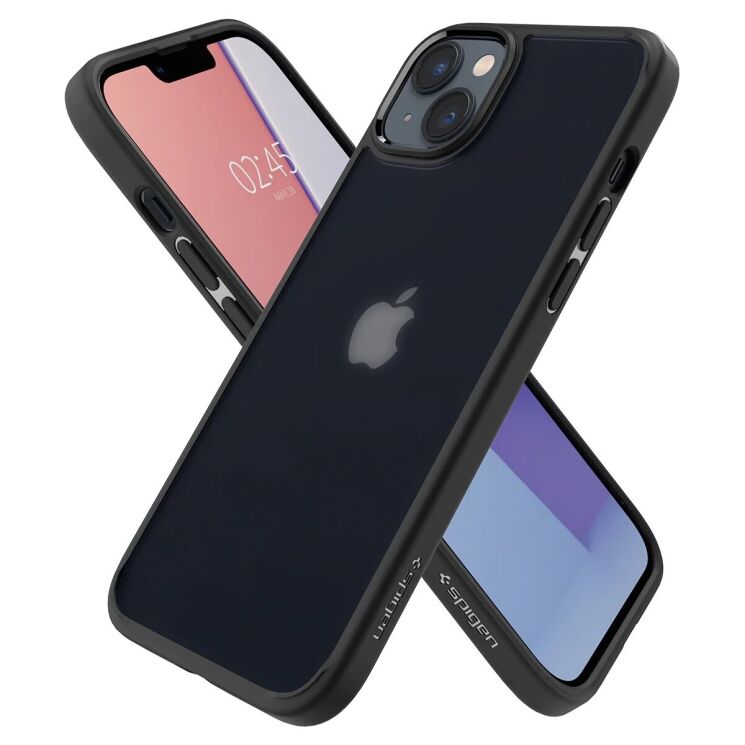 Защитный чехол Spigen Ultra Hybrid для iPhone 14 (ACS05047) - Frost Black: фото 2 из 13