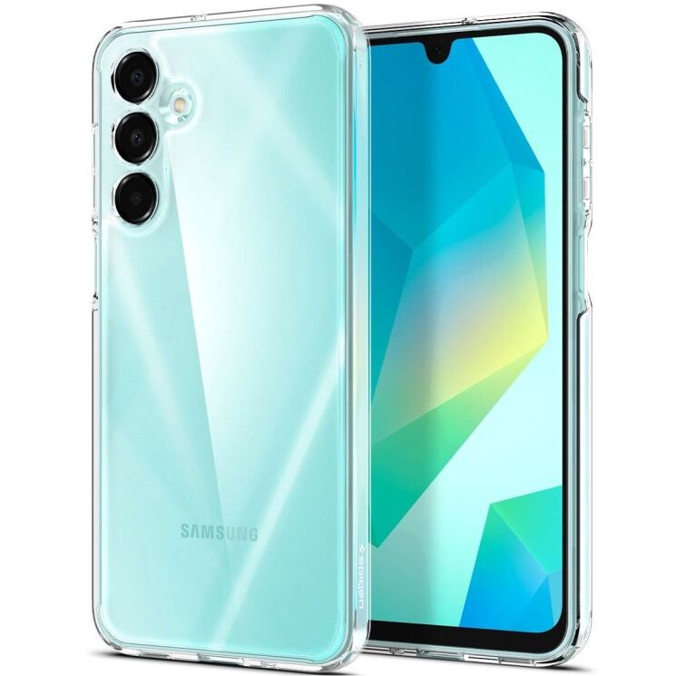 Защитный чехол Spigen (SGP) Ultra Hybrid для Samsung Galaxy A16 (A165) ACS08890 - Crystal Clear: фото 1 из 14