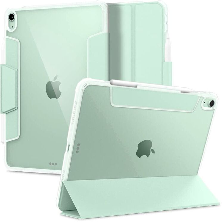 Защитный чехол Spigen (SGP) Ultra Hybrid Pro для Apple iPad Air 11 M3/M2 (2025/2024) / Air 4 / 5 10.9 (2020/2022) ACS02700 - Green: фото 1 из 21