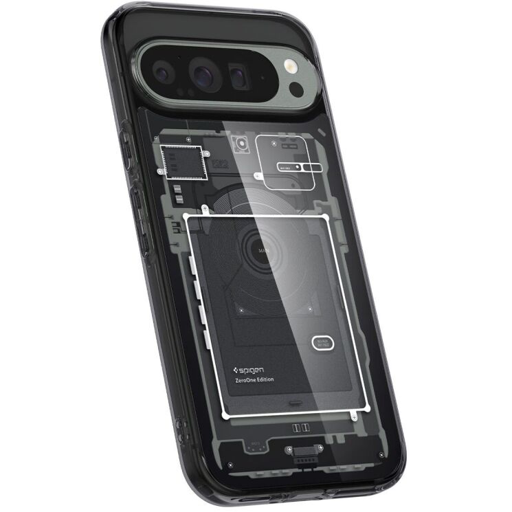Защитный чехол Spigen (SGP) Ultra Hybrid Zero One для Google Pixel 9 Pro XL (ACS07722) - Black: фото 4 из 14