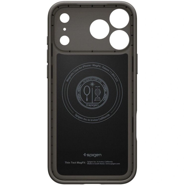 Захисний чохол Spigen Thin Fit (MagFit) для iPhone 18 Pro (ACS12146) - Gunmetal: фото 4 з 13
