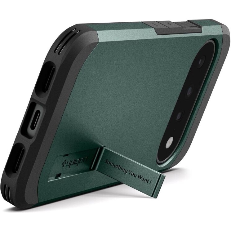 Захисний чохол Spigen Tough Armor (MagFit) для Google Pixel 11 (ACS11854) - Abyss Green: фото 4 з 12