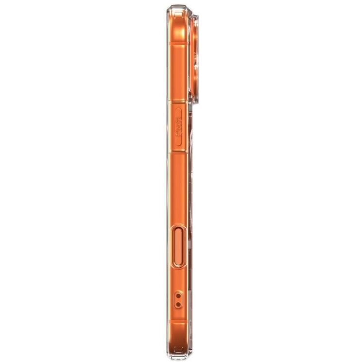 Захисний чохол Spigen Ultra Hybrid T MagFit для iPhone 17 Pro (ACS10477) - Glossy Orange: фото 7 з 15