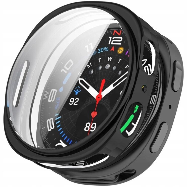 Защитный чехол Tech-Protect Defense для Samsung Galaxy Watch 8 (44mm) - Black: фото 1 из 4