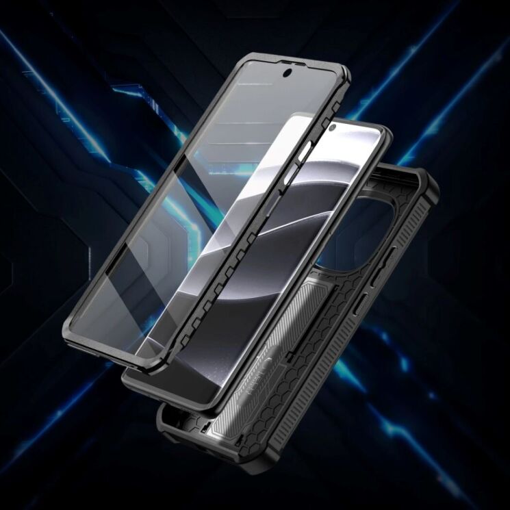 Защитный чехол Tech-Protect Kevlar Pro (FP) для Xiaomi Redmi Note 14 Pro 5G / Poco X7 - Black: фото 6 из 8