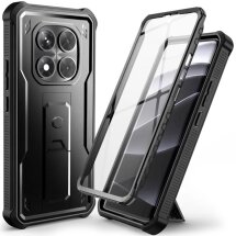 Защитный чехол Tech-Protect Kevlar Pro (FP) для Xiaomi Redmi Note 14 Pro 5G / Poco X7 - Black: фото 1 из 8