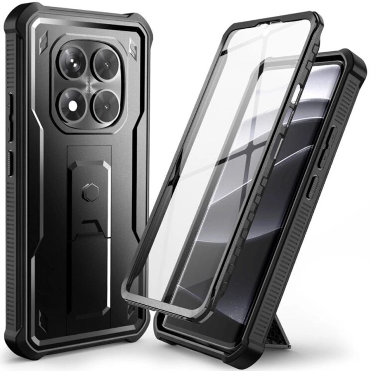 Защитный чехол Tech-Protect Kevlar Pro (FP) для Xiaomi Redmi Note 14 Pro 5G / Poco X7 - Black: фото 1 из 8