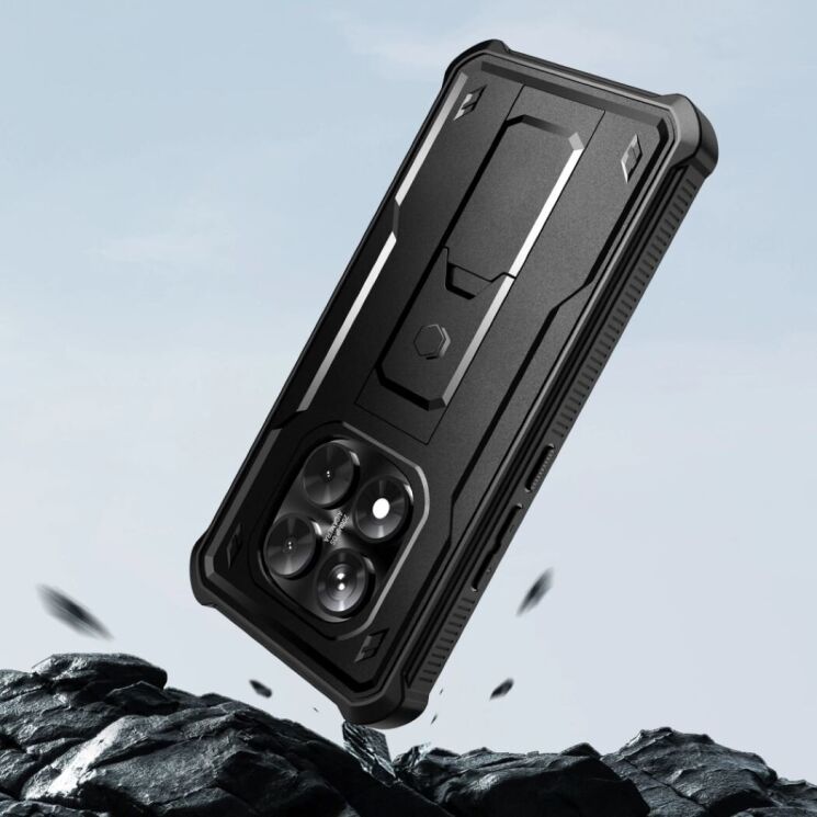 Защитный чехол Tech-Protect Kevlar Pro (FP) для Xiaomi Redmi Note 14 Pro 5G / Poco X7 - Black: фото 3 из 8