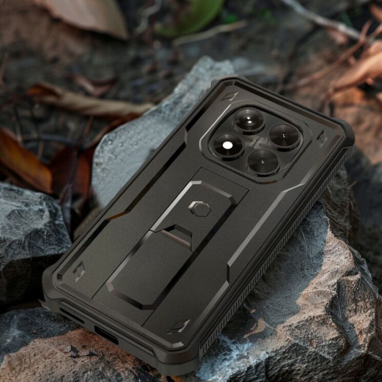Защитный чехол Tech-Protect Kevlar Pro (FP) для Xiaomi Redmi Note 14 Pro 5G / Poco X7 - Black: фото 7 из 8